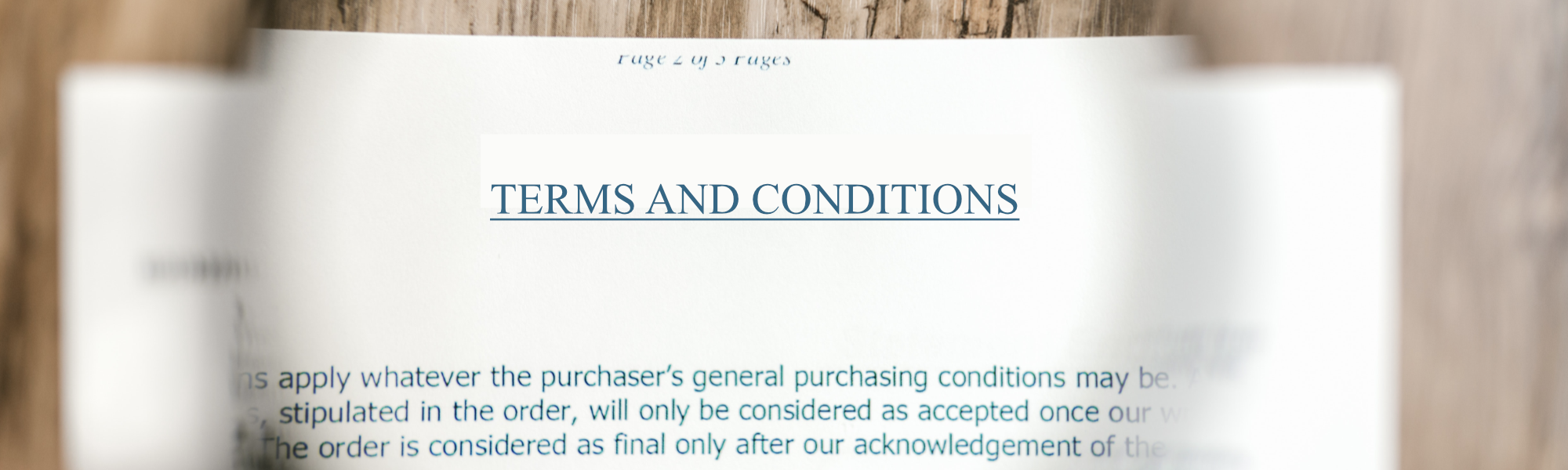 Terms & Conditions